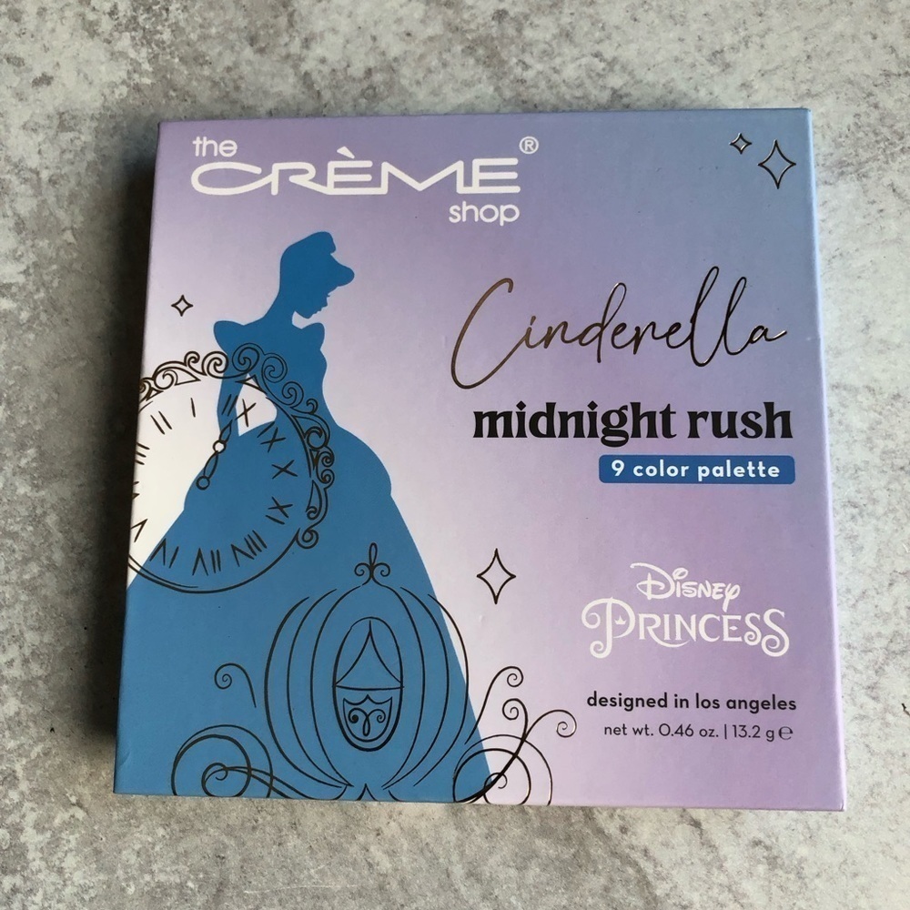 The Crème Shop X Disney Princesses Cinderella 9 Color Palette Midnight Rush